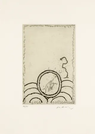 Etching And Aquatint Alechinsky - Cerclitude 04