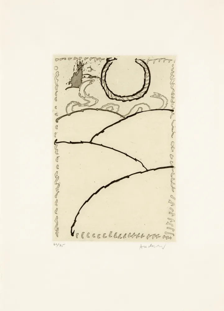 Etching And Aquatint Alechinsky - Cerclitude 07