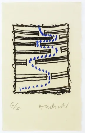 Etching Alechinsky - Chicanes