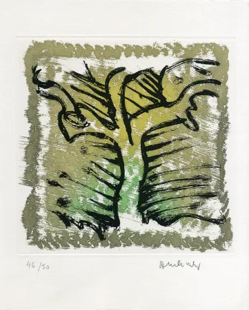 Etching And Aquatint Alechinsky - Choses rapportées du Japon