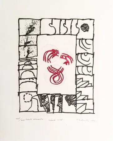 Etching Alechinsky - Ciméma muet