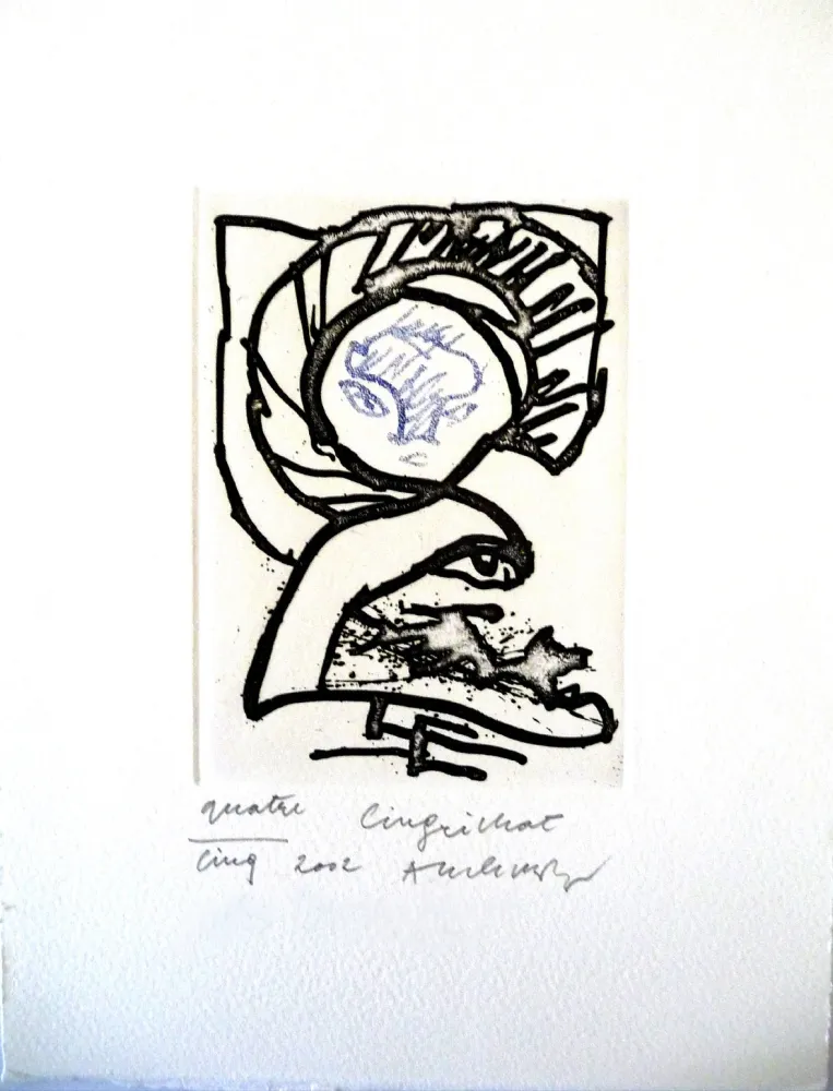 Etching Alechinsky - Cingrichat