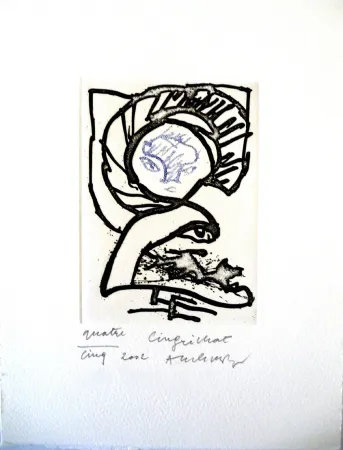 Etching Alechinsky - Cingrichat
