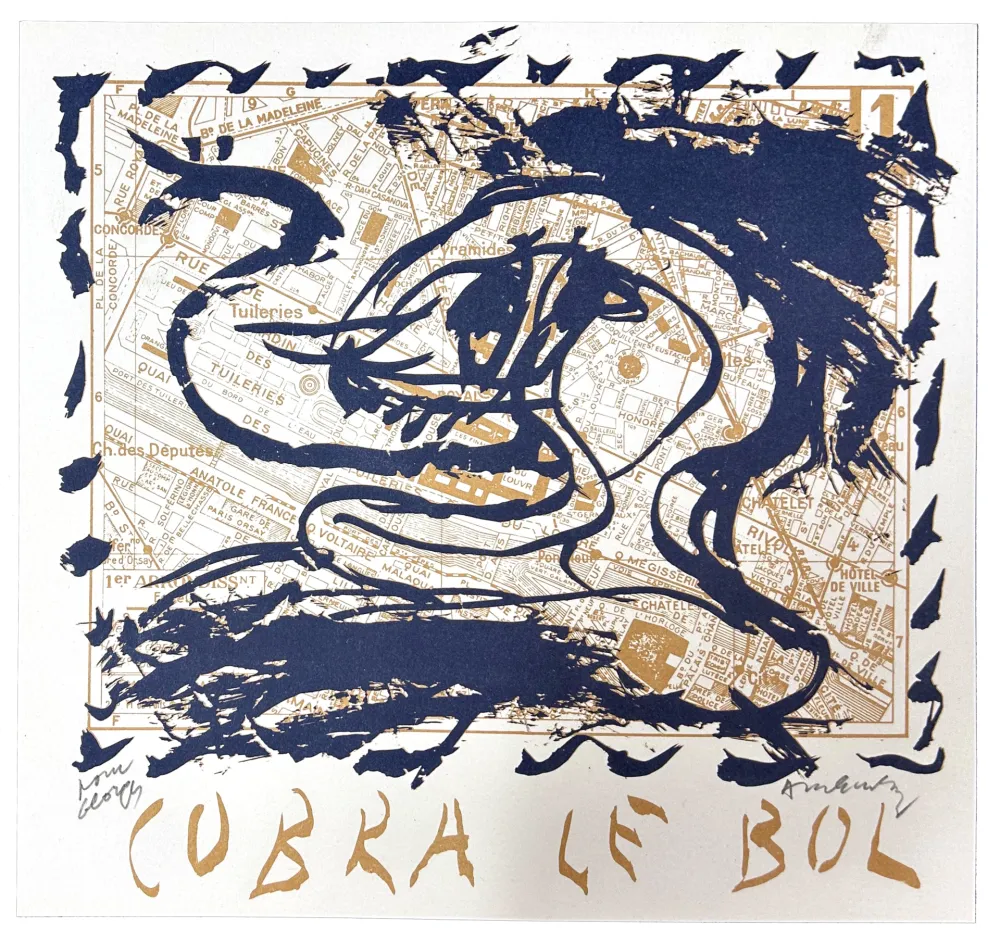 Lithograph Alechinsky - Cobra le bol