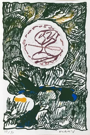 Etching Alechinsky - Composition