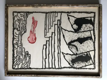 Etching And Aquatint Alechinsky - Composition