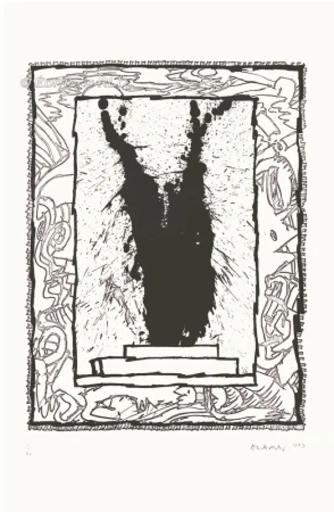 Etching And Aquatint Alechinsky - Coup double