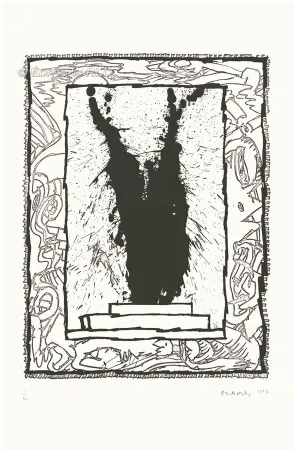 Etching And Aquatint Alechinsky - Coup double