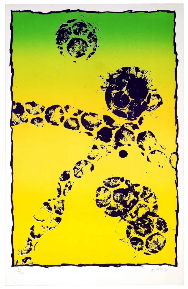 Lithograph Alechinsky - Coupe du Monde