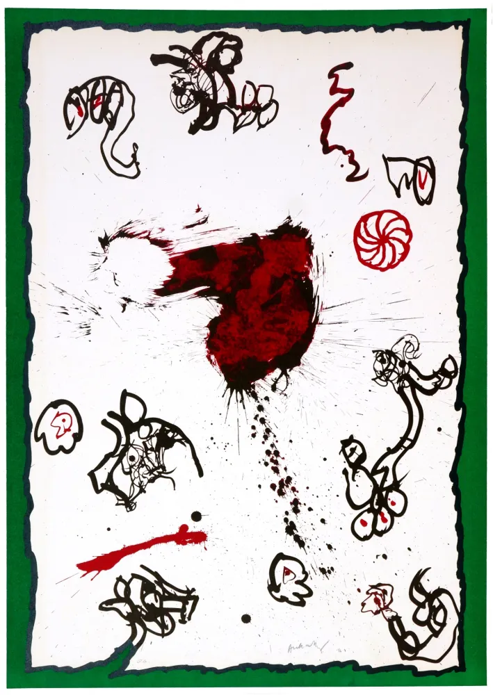 Lithograph Alechinsky - Deuxième