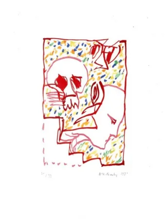 Etching Alechinsky - Deuxième masque