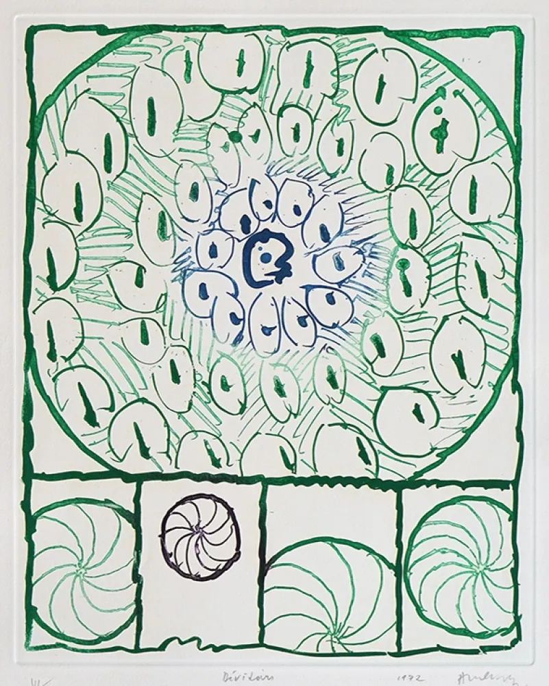 Engraving Alechinsky - Dévidoirs