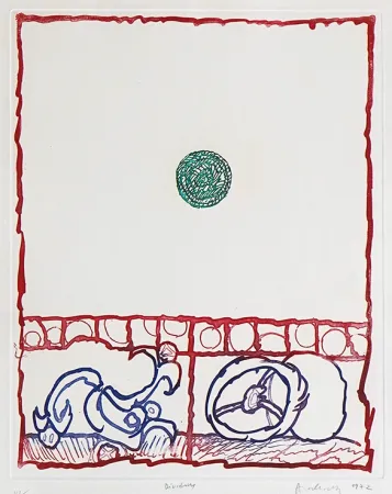 Engraving Alechinsky - Dévidoirs