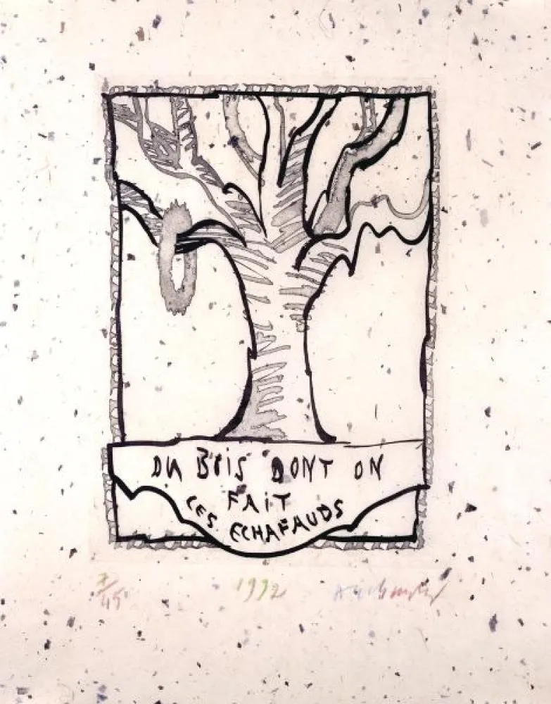 No Technical Alechinsky - Du bois dont on fait les échafauds 