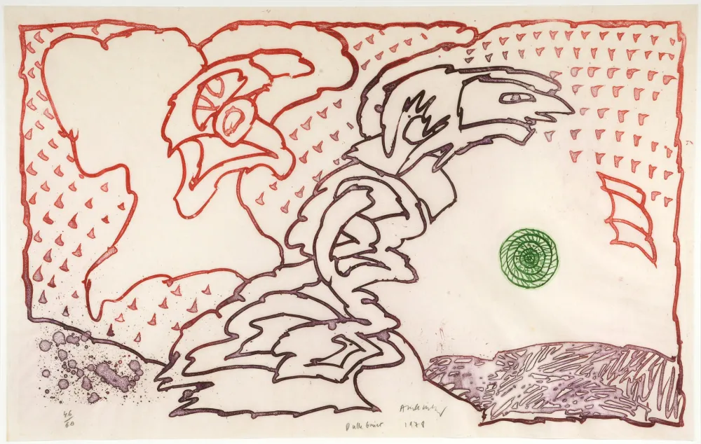 Etching Alechinsky - Dulle Griet