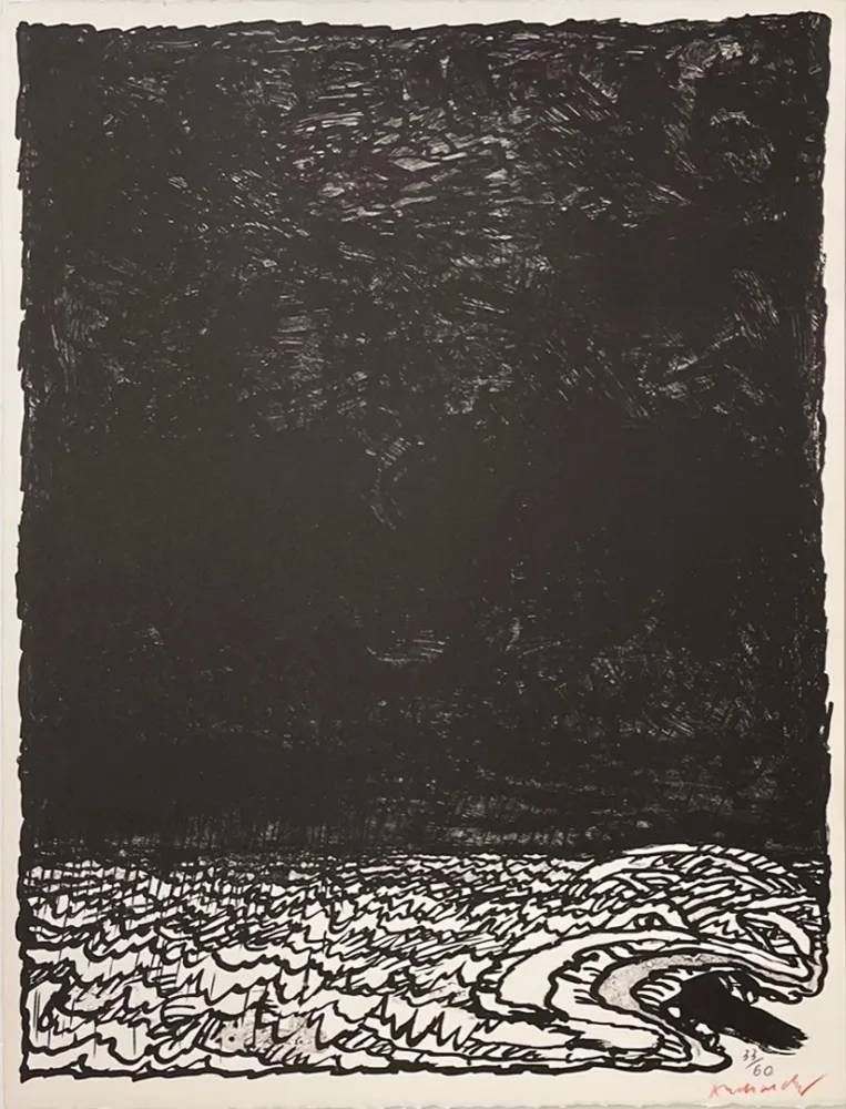 Lithograph Alechinsky - Eau dormante