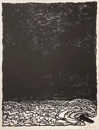 Lithograph Alechinsky - Eau dormante