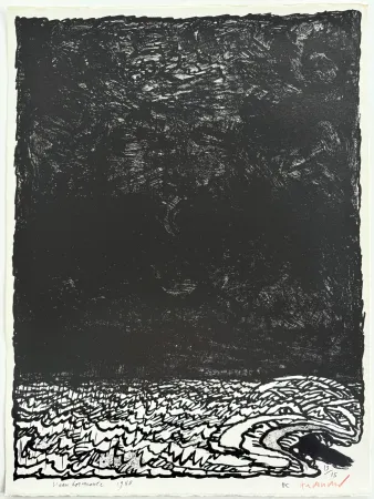 Lithograph Alechinsky - Eau dormante