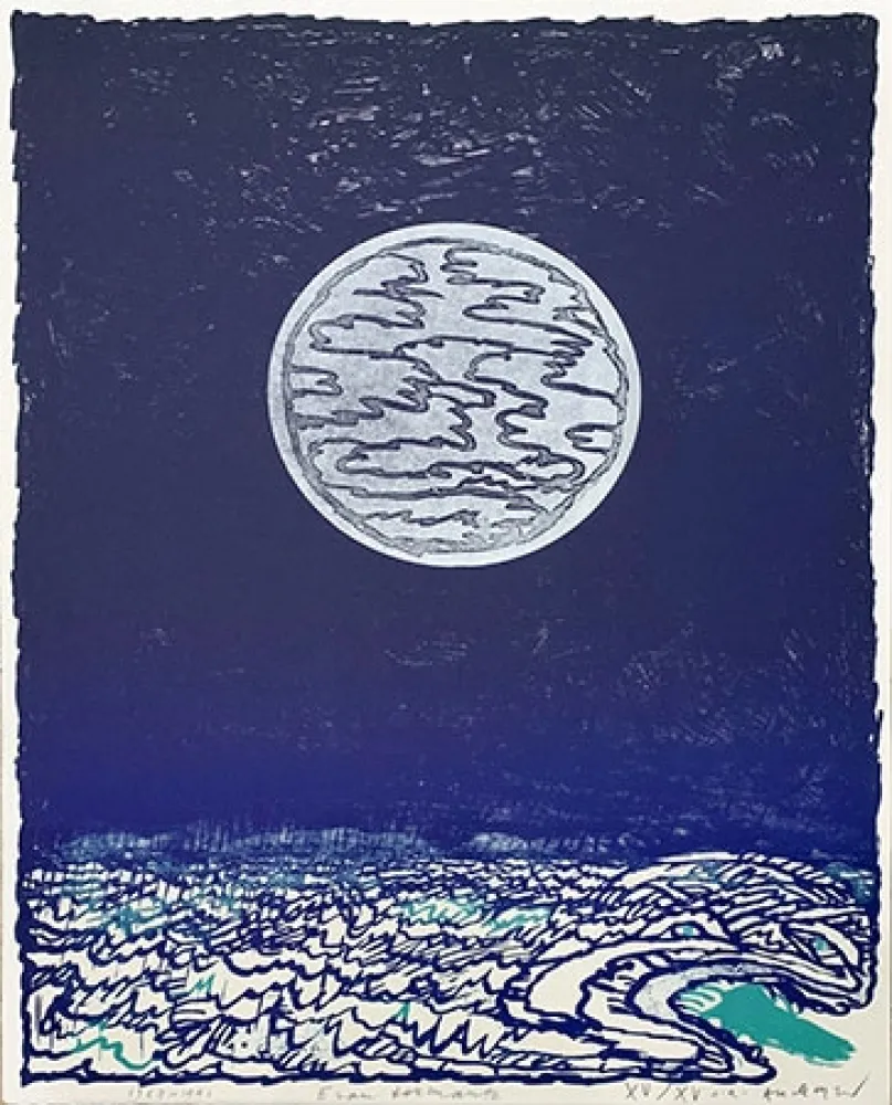 Etching Alechinsky - Eau dormante