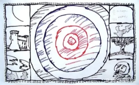 Etching Alechinsky - En espagne