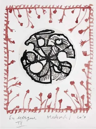 Etching Alechinsky - En exergue