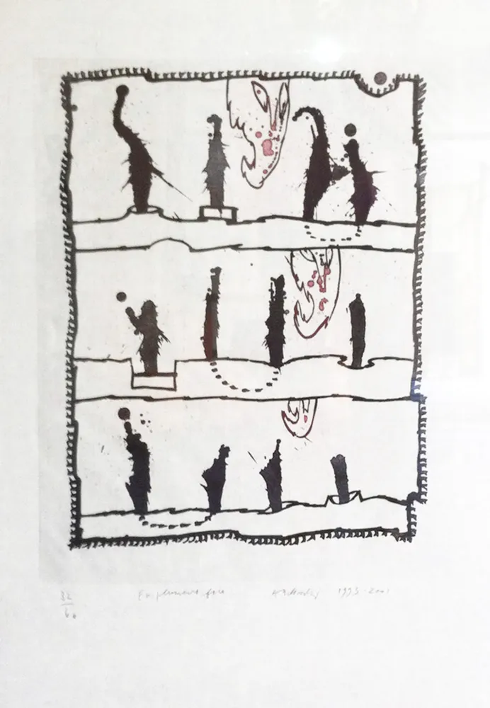 Etching Alechinsky - En plusieurs fois 