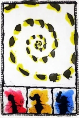 Etching Alechinsky - Energie