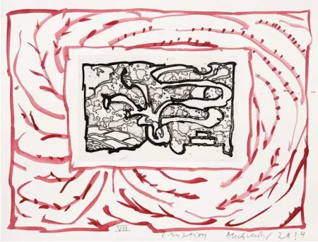 Etching Alechinsky - Eruption