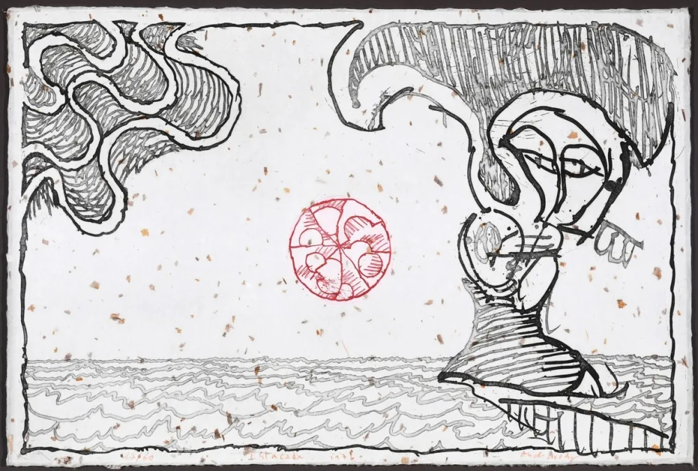 Etching And Aquatint Alechinsky - Estacade