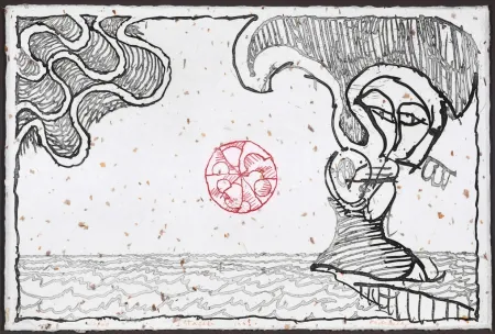 Etching And Aquatint Alechinsky - Estacade