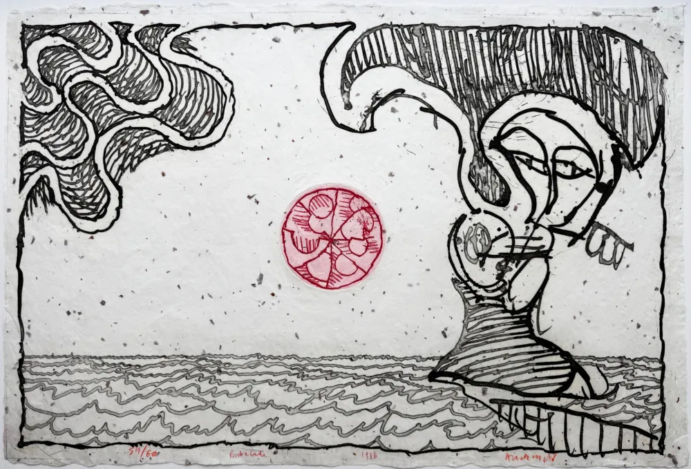 Etching And Aquatint Alechinsky - Estacade