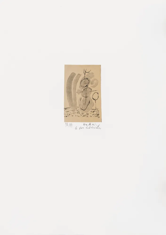 Lithograph Alechinsky - Expériences sans l'expérience 05