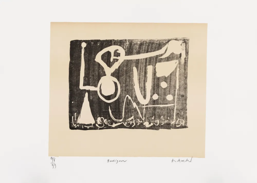 Lithograph Alechinsky - Expériences sans l'expérience 07