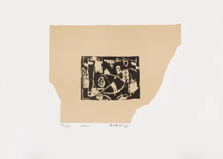 Lithograph Alechinsky - Expériences sans l'expérience 08