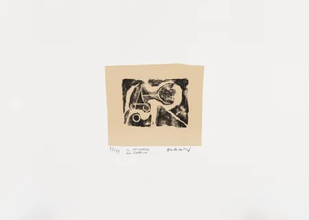 Lithograph Alechinsky - Expériences sans l'expérience 09