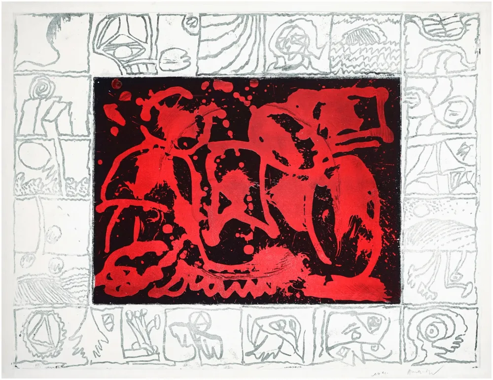 Engraving Alechinsky - Facteur rhésus