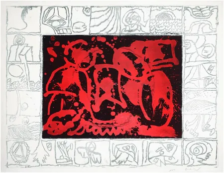 Engraving Alechinsky - Facteur rhésus