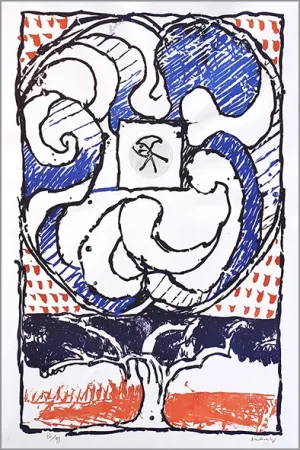 Lithograph Alechinsky - Fenêtre