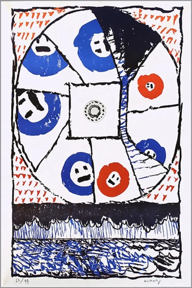 Lithograph Alechinsky - Fenêtre