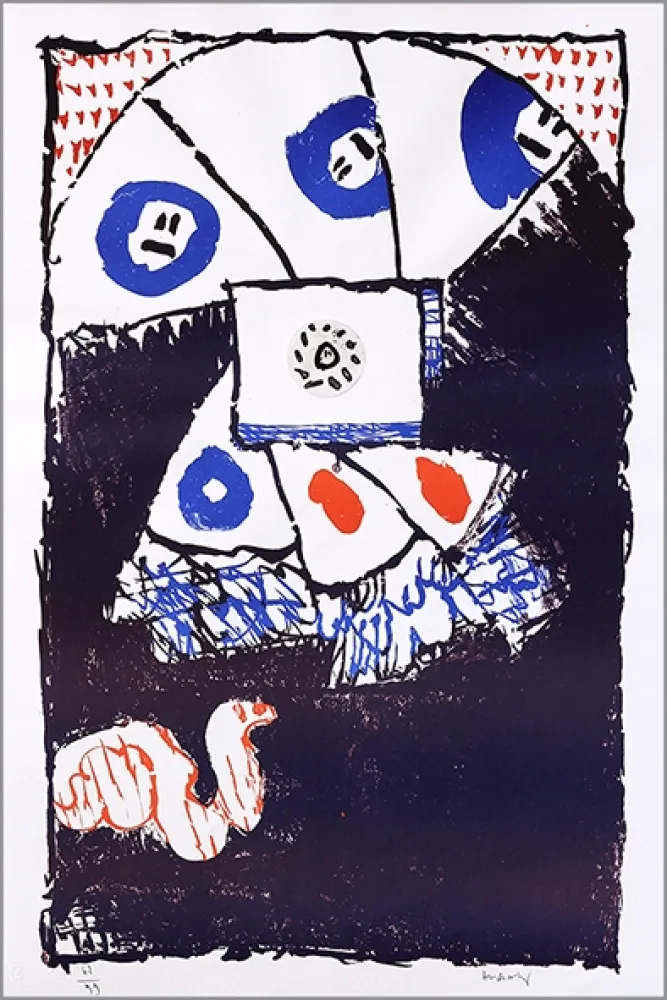 Lithograph Alechinsky - Fenêtre