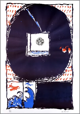 Lithograph Alechinsky - Fenêtre