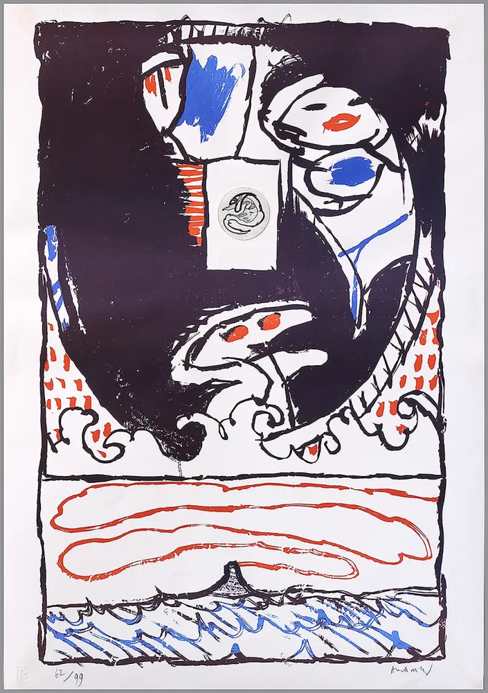 Lithograph Alechinsky - Fenêtre