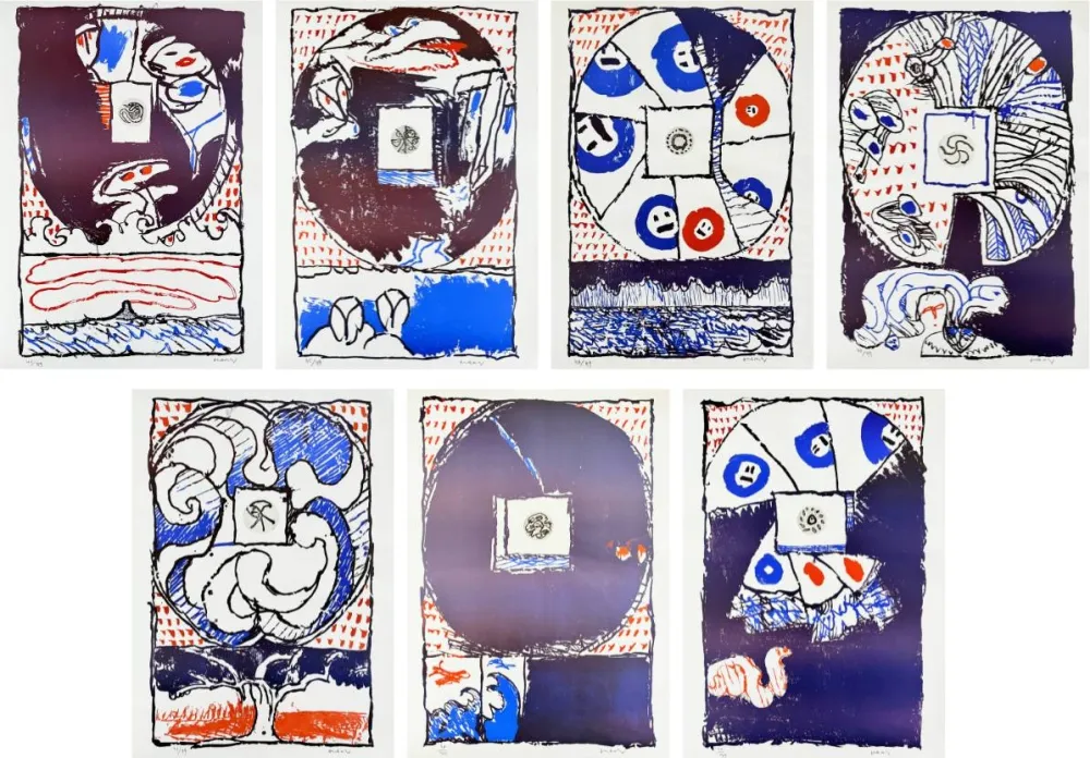 Illustrated Book Alechinsky - Fenêtres