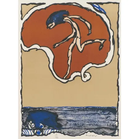 Lithograph Alechinsky - 