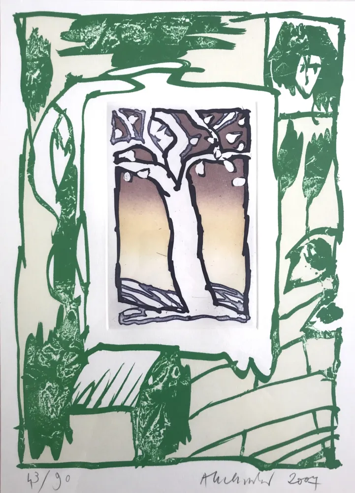 Etching Alechinsky - Fruitier