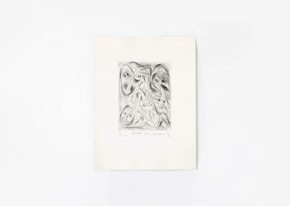 Etching Alechinsky - Fumées