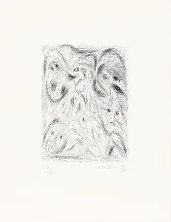 Engraving Alechinsky - Fumées