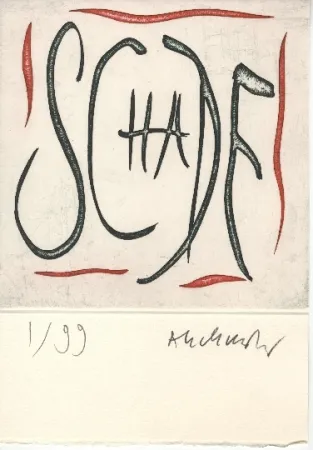 Etching Alechinsky - Gare d'Osnabruck