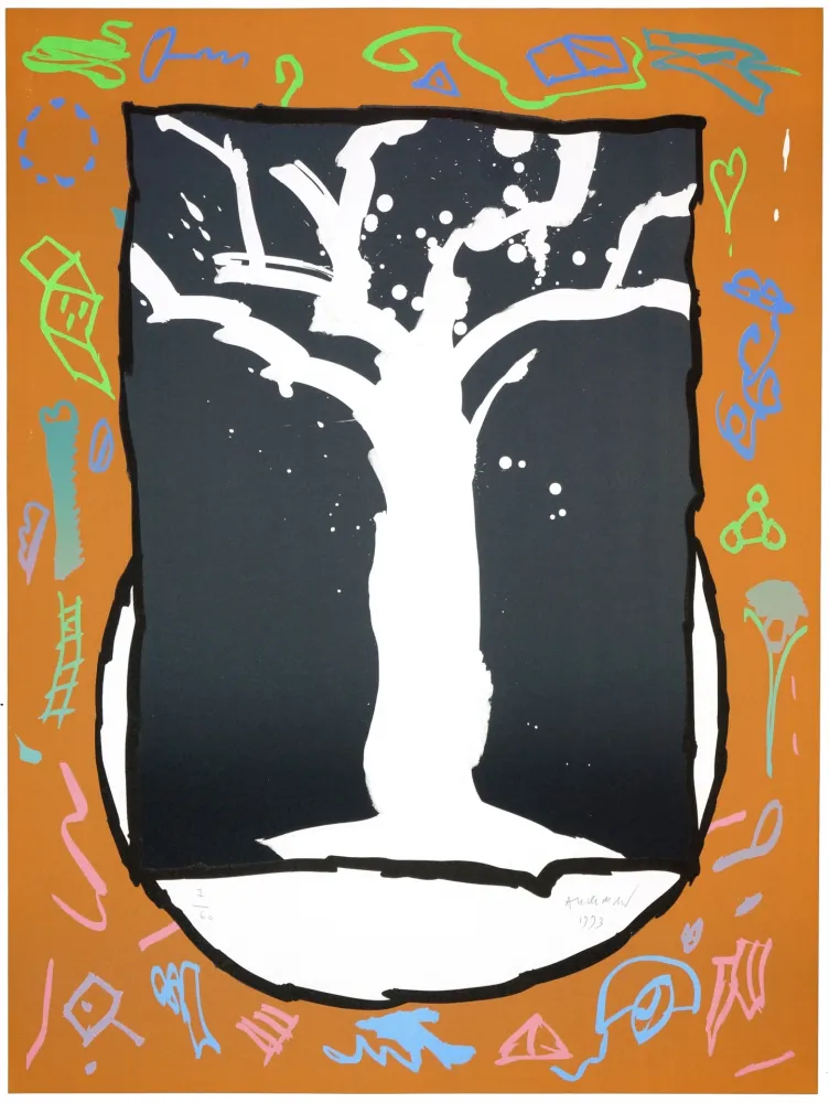 Lithograph Alechinsky - Ghost