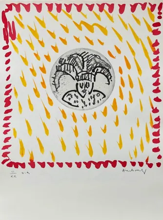 Etching Alechinsky - Gille de Binche